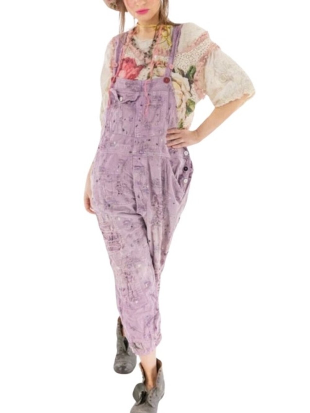 Magnolia Pearl 059 Floral Love Overalls - Maggi